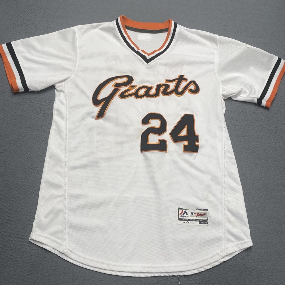 San Francisco Giants Jersey Mens Medium Willie Mays 24 MLB Baseball Majestic